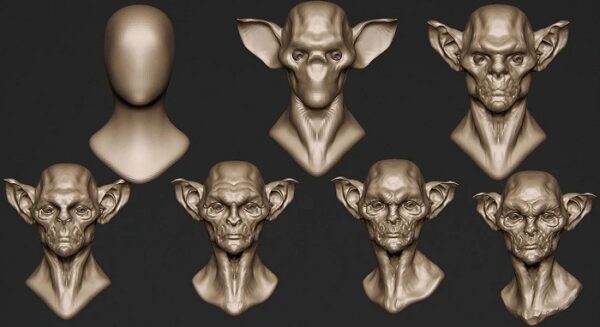 flippednormals-concept-sculpting-an-orc-bust