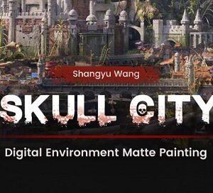 digital-environment-matte-painting-skull-city