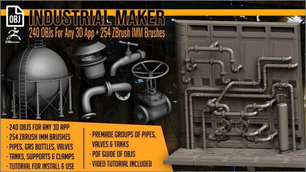 industrial-maker-240-objs-and-254-zbrush-imm-brushes