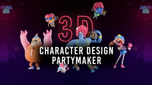 motion-design-school-3d-character-design-partymaker